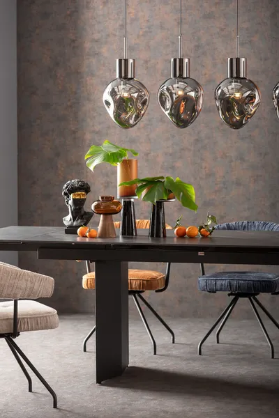 Lampa wisząca SUPERNOVA SMOKY 110 - dymiony/srebrny