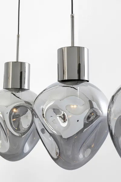 Lampa wisząca SUPERNOVA SMOKY 110 - dymiony/srebrny