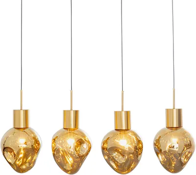 Lampa wisząca SUPERNOVA AMBER 110 - złoty