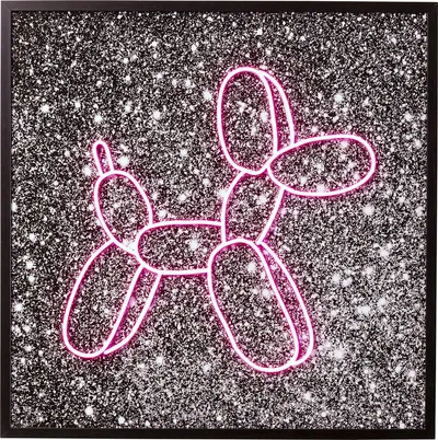 Obraz z podświetleniem LED BALOON DOG 80x80