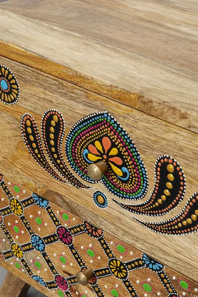 Szafka nocna MENORCA - kolorowe ornamenty
