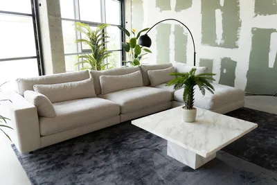 Stolik kawowy ARTISTICO MARBLE 100x100 - biały