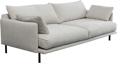 Sofa 3-osobowa EDNA - kremowy