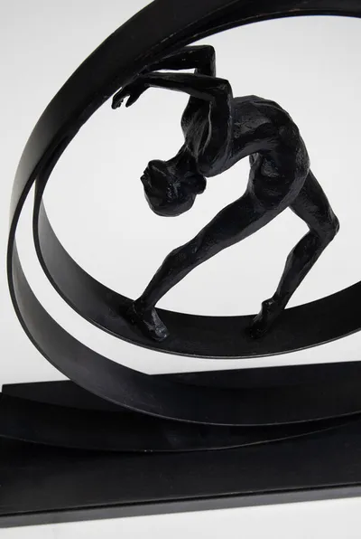 Figurka dekoracyjna ARTIST CIRCLE 50 - czarny
