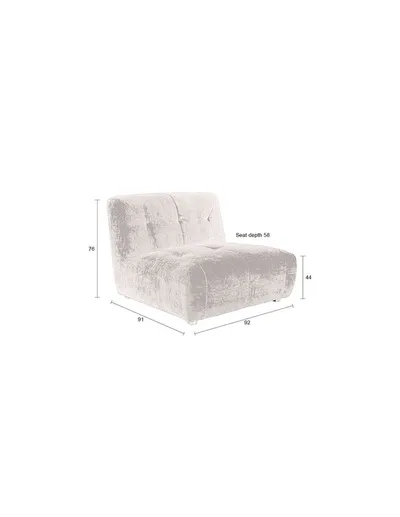 Sofa 1-osobowa GIADA - terra