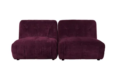 Sofa 2-osobowa GIADA - fioletowy