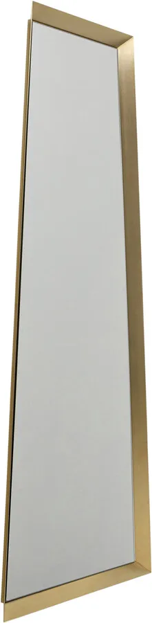 Lustro wiszące AREZZO TRAPEZ 45/65x160 - złoty