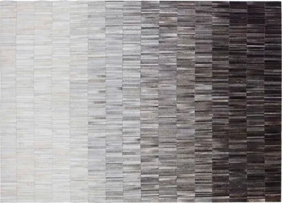Dywan skórzany FADE 170x240 - szary