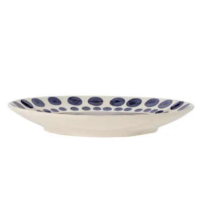 Talerz ceramiczny SHAMA 27 - pomarańczowy/granatowy