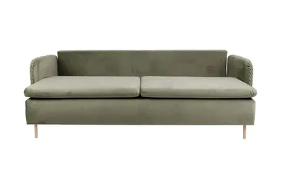 Sofa rozkładana welurowa LUNA