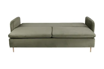 Sofa rozkładana welurowa LUNA