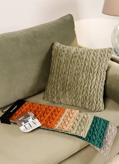 Sofa rozkładana welurowa LUNA