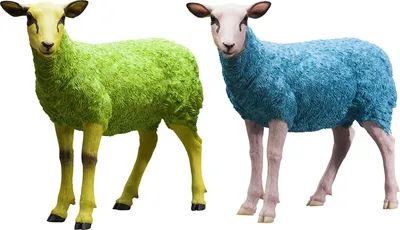 Dekoracja SHEEP - zielony