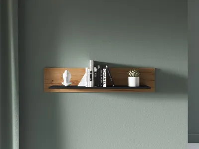 Półka wisząca URSO 12 - dąb craft złoty