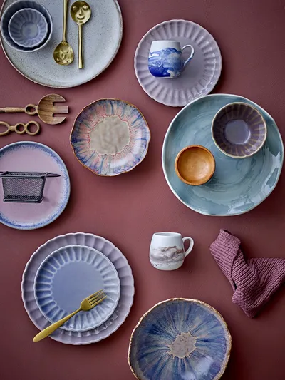 Talerz ceramiczny PAULA 20 - różowy