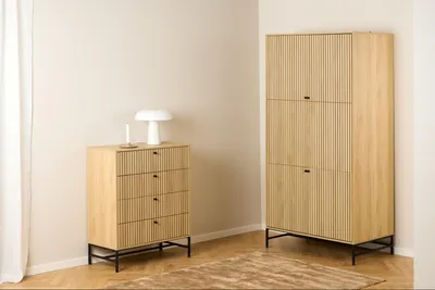 Komoda ALBANY 4 szuflady - dąb