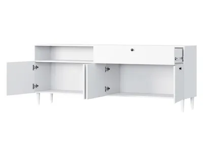 Komoda 4-drzwiowa DULLUM - biały