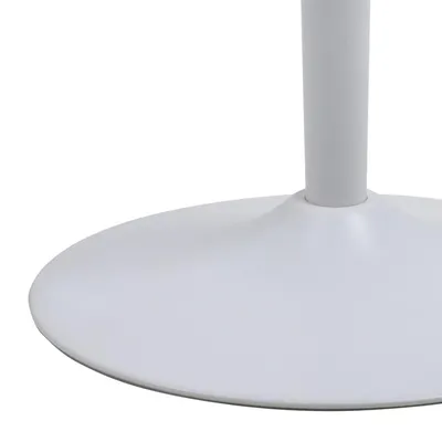 Stół barowy okrągły MALTA 80 cm - biały
