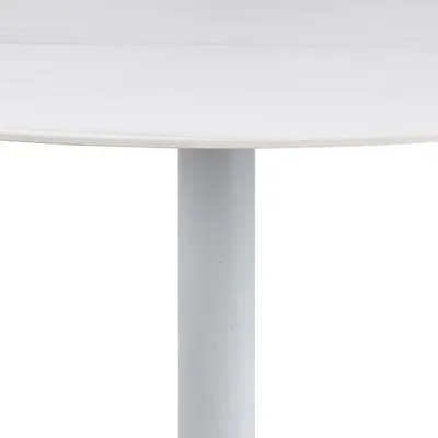 Stół barowy okrągły MALTA 80 cm - biały