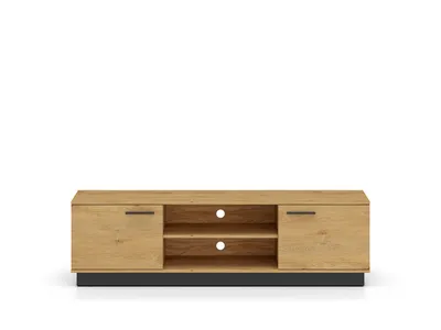 Komoda MODESTO 06 - dąb stylowy/ czarny