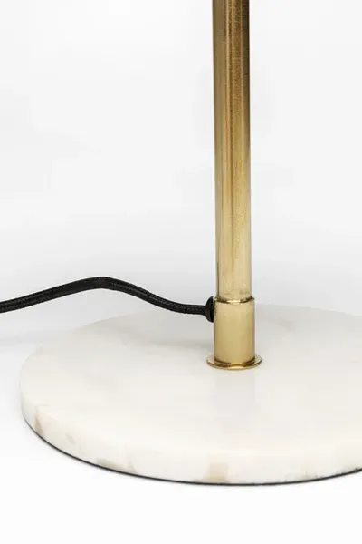 Lampa stołowa LIA 50 - niebieski/biały marmur