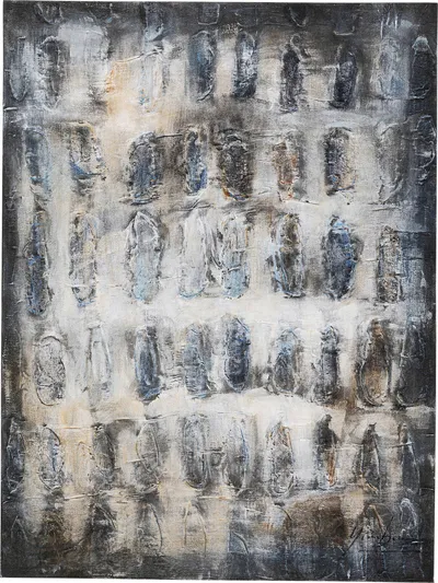 Obraz SHADOWS 90x120 - szary