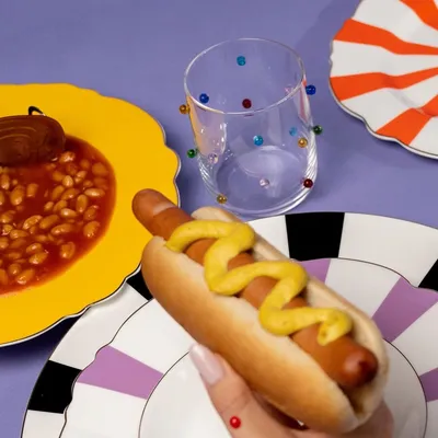 Szklanka PARTY DOTS - multikolor