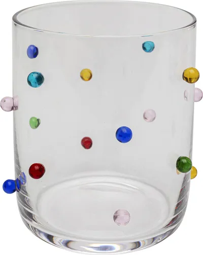 Szklanka PARTY DOTS - multikolor