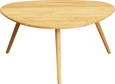 Stolik drewniany VIGO 90x62 - dąb