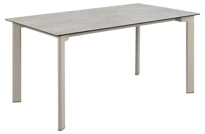 Stół z ceramicznym blatem PALERMO 160x90 - szary