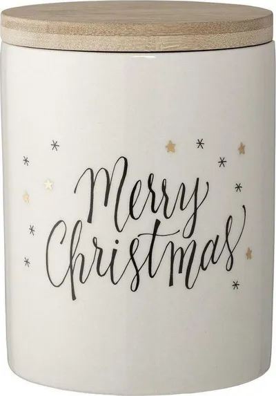 Pojemnik kuchenny z pokrywką NOEL - złamana biel