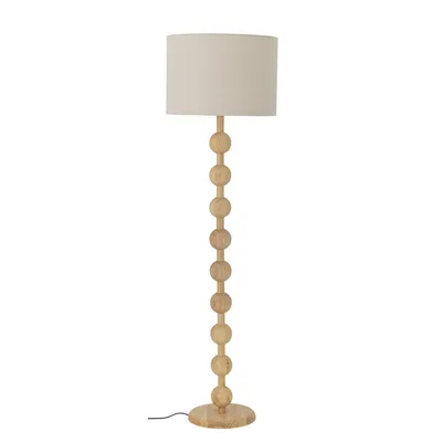 Giacoma Floor Lamp, Nature, Rubberwood D44xH154,5 cm