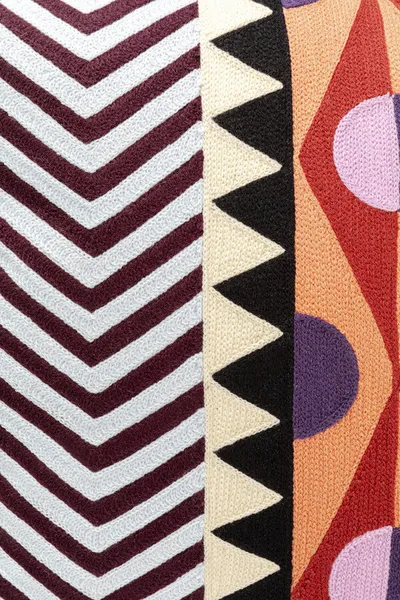 Poduszka dekoracyjna COLOUR BLOCK CIRCLES 45x45 - wielokolorowy