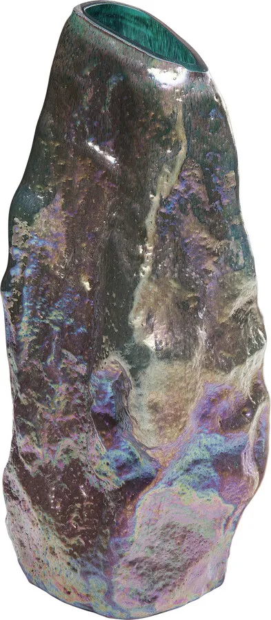 Wazon szklany LAVA 35 cm - wielokolorowy