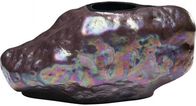 Wazon szklany LAVA 17 cm - wielokolorowy