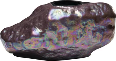 Wazon szklany LAVA 17 cm - wielokolorowy