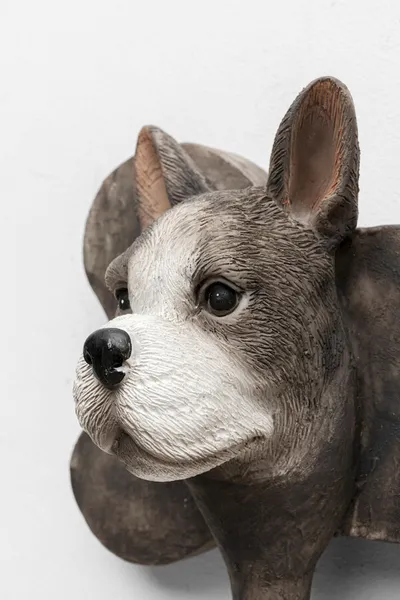 Wieszak ścienny DOG FAMILY - szary/brązowy