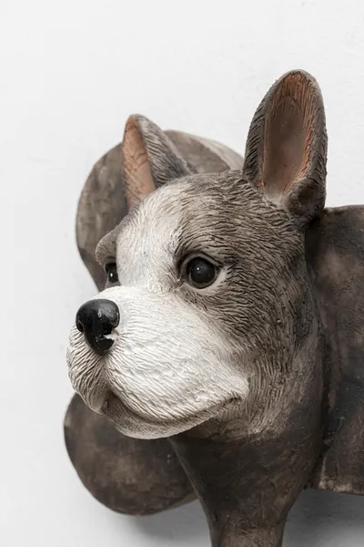 Wieszak ścienny DOG FAMILY - szary/brązowy