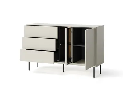 Komoda z oświetleniem EPIRO EP-03 134 cm - kaszmir