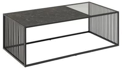 Stolik kawowy STRINGTON 120x60 - czarny