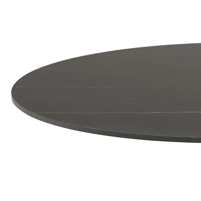 Stół okrągły MALTA 90 cm - czarny