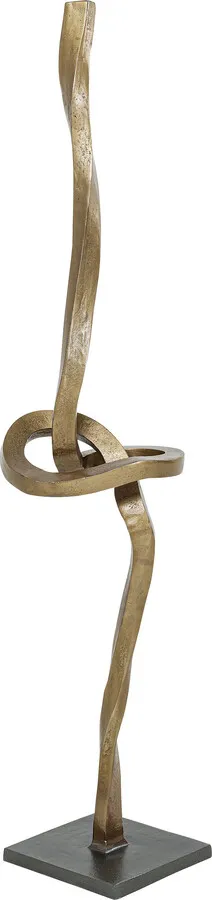 Dekoracja stojąca XL KNOT - złoty