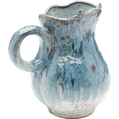 Dzbanek MINA 18 cm - niebieski