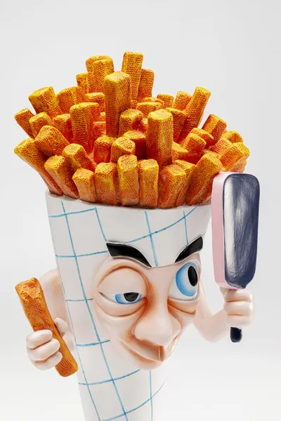 Figurka dekoracyjna FRENCH FRIES 44.5 cm - wielokolorowy
