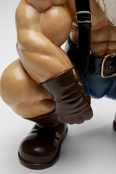 Figurka dekoracyjna GNOME MUSCLE 48 cm - wielokolorowy