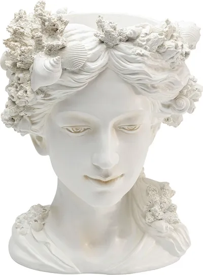 Wazon dekoracyjny CORAL LADY - biały