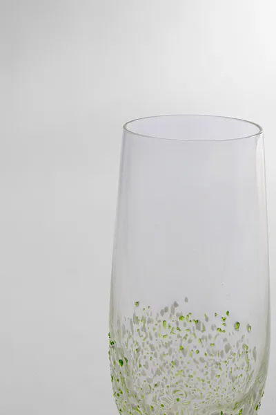 Kieliszek do szampana CONFETTI 320 ml - zielony