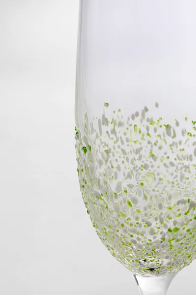 Kieliszek do szampana CONFETTI 320 ml - zielony