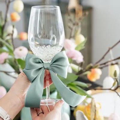 Kieliszek do wina CONFETTI 320 ml - zielony