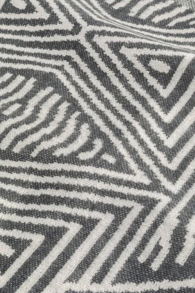 Koc SHAPES 170x130 - szaro-biały